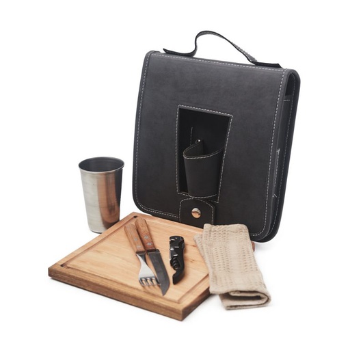 [11153230] PORTA TABLITA ASADO X1 CALADO CARAMELO D11408