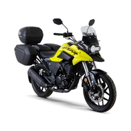 [24981062] MOTO SIAM ADVENTURE STEPPA 200 AMARILLA 3 BAULES