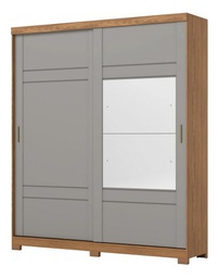 [14761010] ROPERO HENN VERG D239-166 2 PUERTAS NATURAL/GRIS