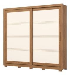 [14761012] ROPERO HENN MEDELIN D326-127 2 PUERTAS CORREDIZAS NATURAL OFF WHITE