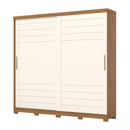 [14761022] ROPERO HENN CAYMAN D337-127 2 PUERTAS NATURAL OFF WHITE
