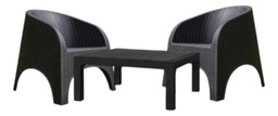 [14798099/14797873] SET JARDIN 2 SILLON NEPAL + MESA ALEJITO SIMIL RATAN