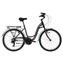 [23541029] BICICLETA OXEA CAMPUS R26 NEGRO ROJO