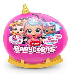 [34448609] MUÑECA SORPRESA BABYCORNS BEBOTE ZURU – 15 SORPRESAS SERIE 1 7700