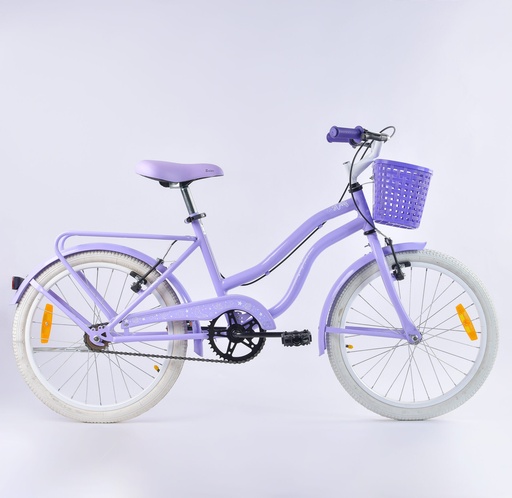 [23541162] BICICLETA ENRIQUE STARS R20 C/CANASTO DAMA LILA