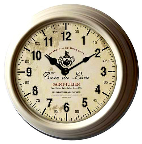 [32750032] RELOJ DE PARED METAL 22CM H2602