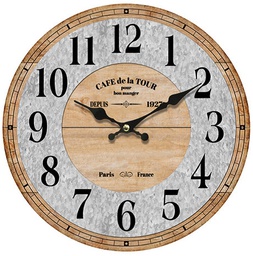 [32750049] RELOJ DE PARED SIN VIDRIO 29 CM PL3080