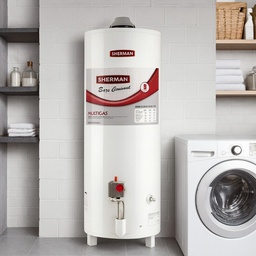 [58827085] TERMOTANQUE A GAS SHERMAN TPGP080MSH13 MULTIGAS PIE 80L SH