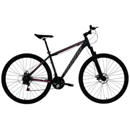 [23541190] BICICLETA TOMASELLI DRAKO STRONG R29 TALLE M 21VEL GRIS PLATA FUCSIA