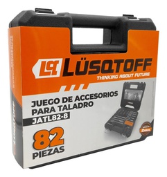 [04821018] JUEGO DE BROCAS Y ACCESORIOS PARA TALADRO LUSQTOFF JATL82-8 82 PIEZAS