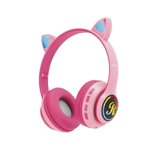 [62061011] AURICULAR SUONO AYV0233 CAT EAR BT ROSA