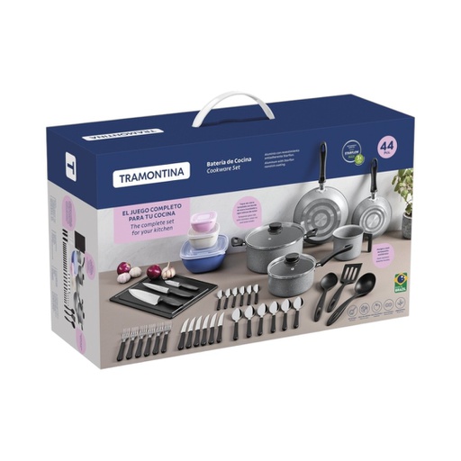 [11644145] SET DE COCINA TRAMONTINA 28399/602 LINZ 44 PIEZAS