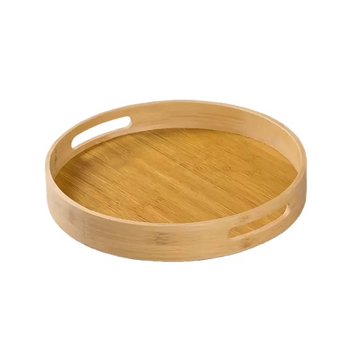 [11296010] BANDEJA REDONDA BAMBOO C6643 35X5CM 