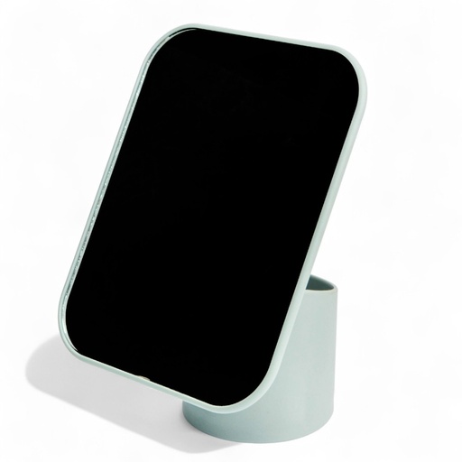 [33542017] ESPEJO RECTANGULAR CON ORGANIZADOR GRIS B4494G