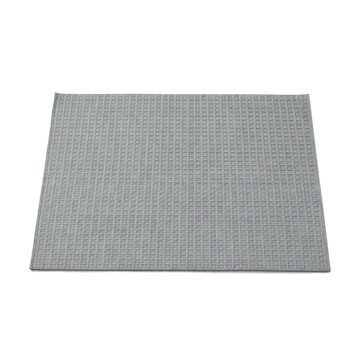 [17931042] PAÑO SECAPLATOS CON CUADRADOS GRIS CLARO C3304G