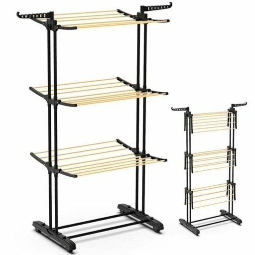 [17827036] TENDER DE ROPA VERTICAL LEMONPIE WR4142-3B BAMBOO 