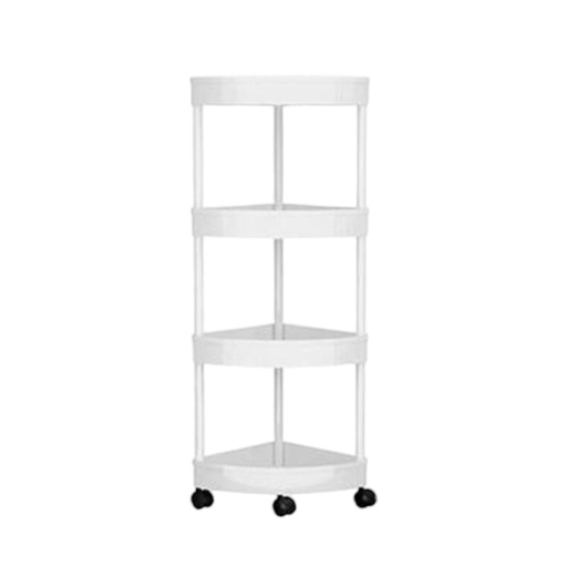 [17232007] ESTANTE MULTIUSO ESQUINERO LEMONPIE CS-214 PLASTICO BLANCO