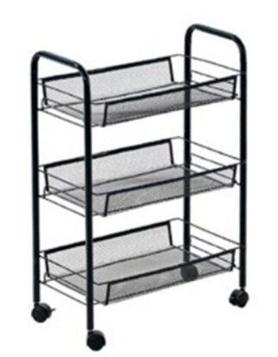 [17232015] CARRITO ORGANIZADOR LEMONPIE CS-05 METALICO NEGRO 