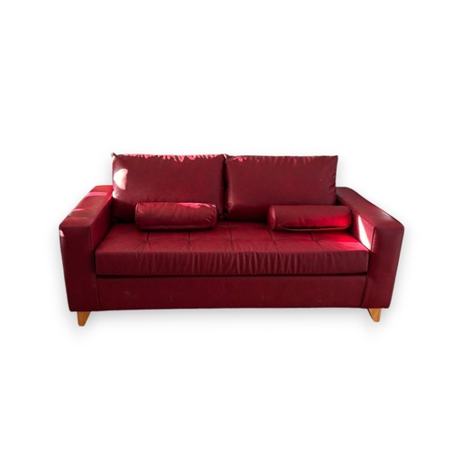 [14798027] SOFA SEVILLA TALAMPAYA DOS CUERPOS 1.80 X 0.80 BORDO
