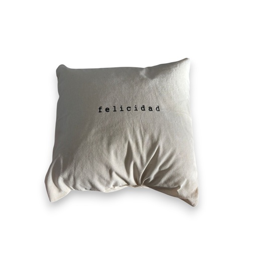 [13035011] ALMOHADON LIENZO ESTAMPADO 40X40
