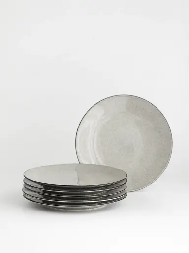 [11701101] SET X6 PLATOS PLAYOS PEDRA ROCHA GREY 100841
