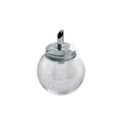 [11073017] AZUCARERA CAROL 3028 VIDRIO CON TAPA ACERO INOX