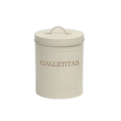 [11821033] LATA DE GALLETITAS CAROL 70124 13,5 X 17 BEIGE