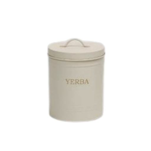 [11821045] LATA PARA YERBA CAROL 71013 13,5 X 17 CM TIZA