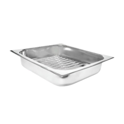 [11296012] ASADERA CAROL 985/3 38X29 ACERO INOX ACANALADA