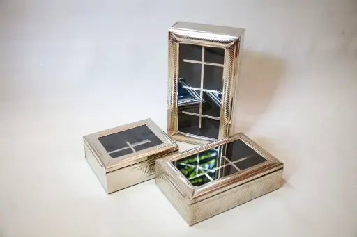 [17931068] CAJA DE TE X4 A TAPA DE VIDRIO