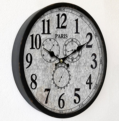 [32750076] RELOJ DE PARED DE METAL 46CM H2772