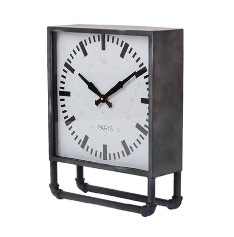 [32750077] RELOJ DE MESA METAL 37X46 CM HN1872