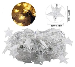 [02141182] GUIRNALDA ESTRELLAS LED / PILAS