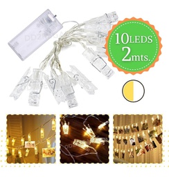 [02141185] GUIRNALDA BROCHES LED - PILAS