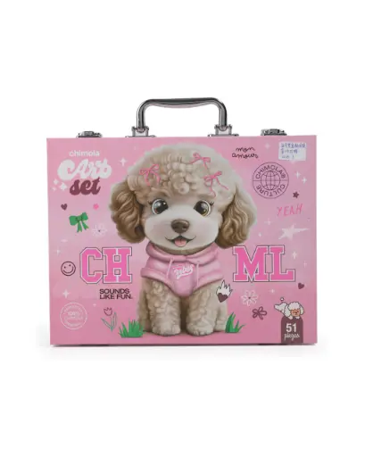 [34447805] SET DE ARTE CHIMOLA CON MALETIN DOG POODLE ST80