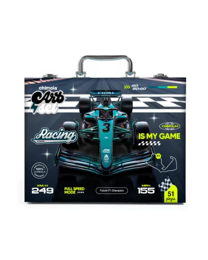 [34447806] SET DE ARTE CHIMOLA CON MALETIN RACING CAR ST82