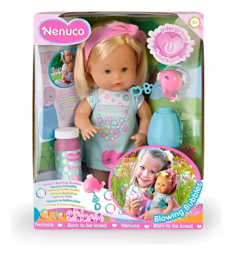 [34447237] MUÑECA NENUCO BURBUJAS 35 CM CON ACCESORIOS